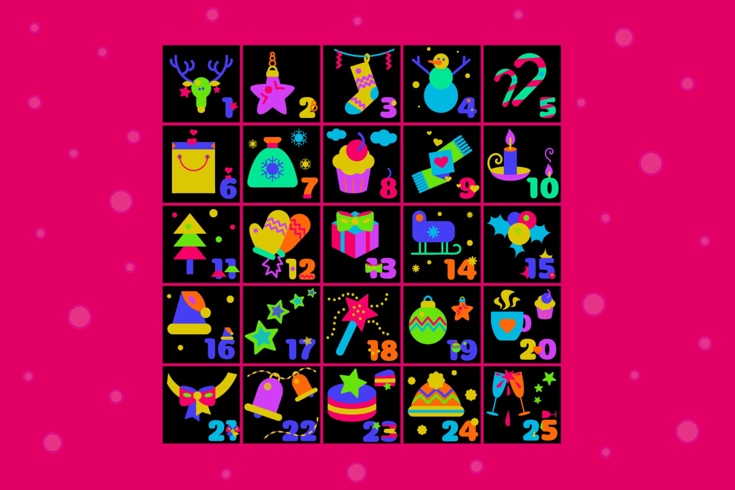 Рождественские календари в стиле бохо - скриншот 3