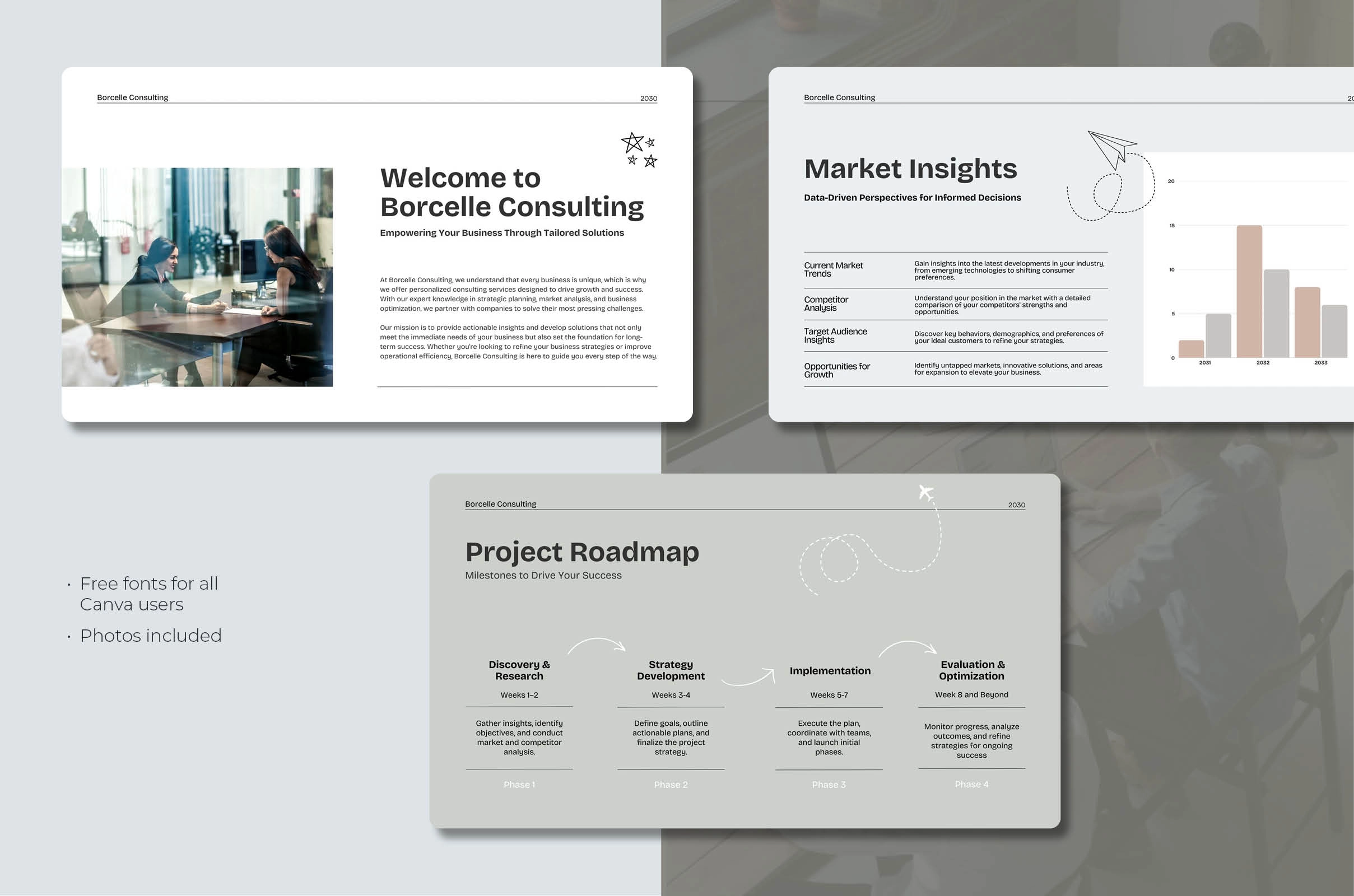 Профессиональный шаблон бизнес-предложения для Canva - скриншот 2