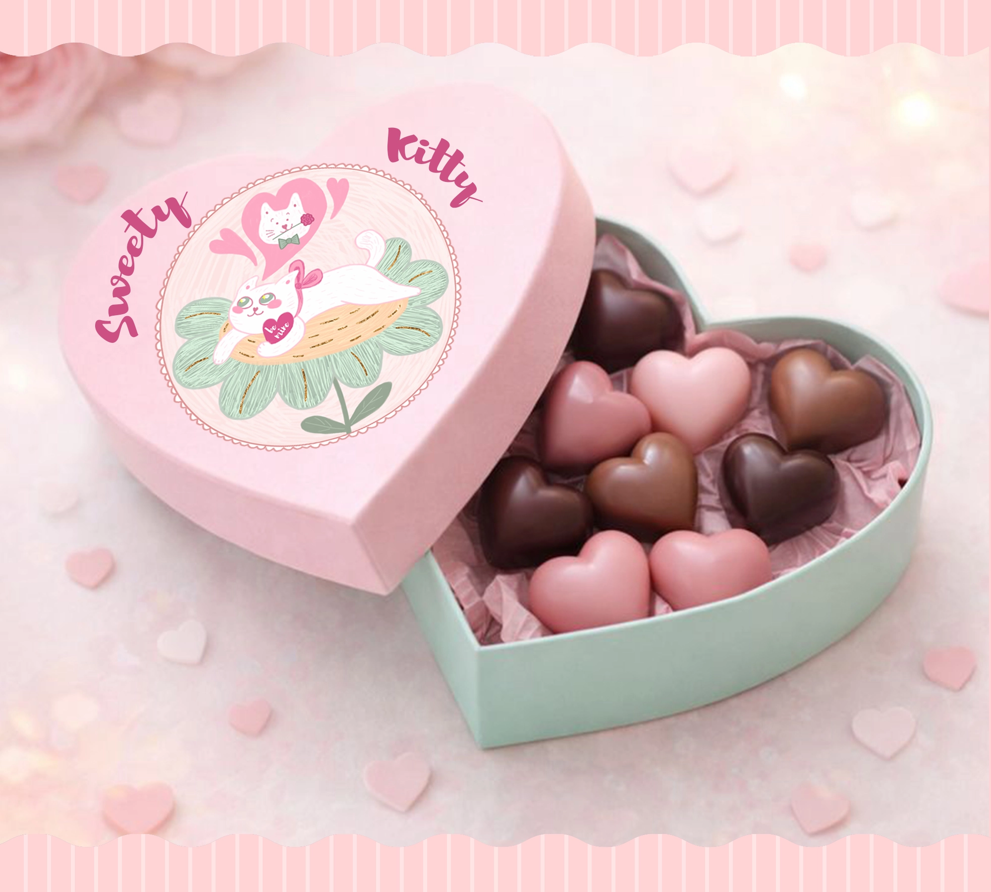 Коллекция иллюстраций ко Дню влюблённых - скриншот 5