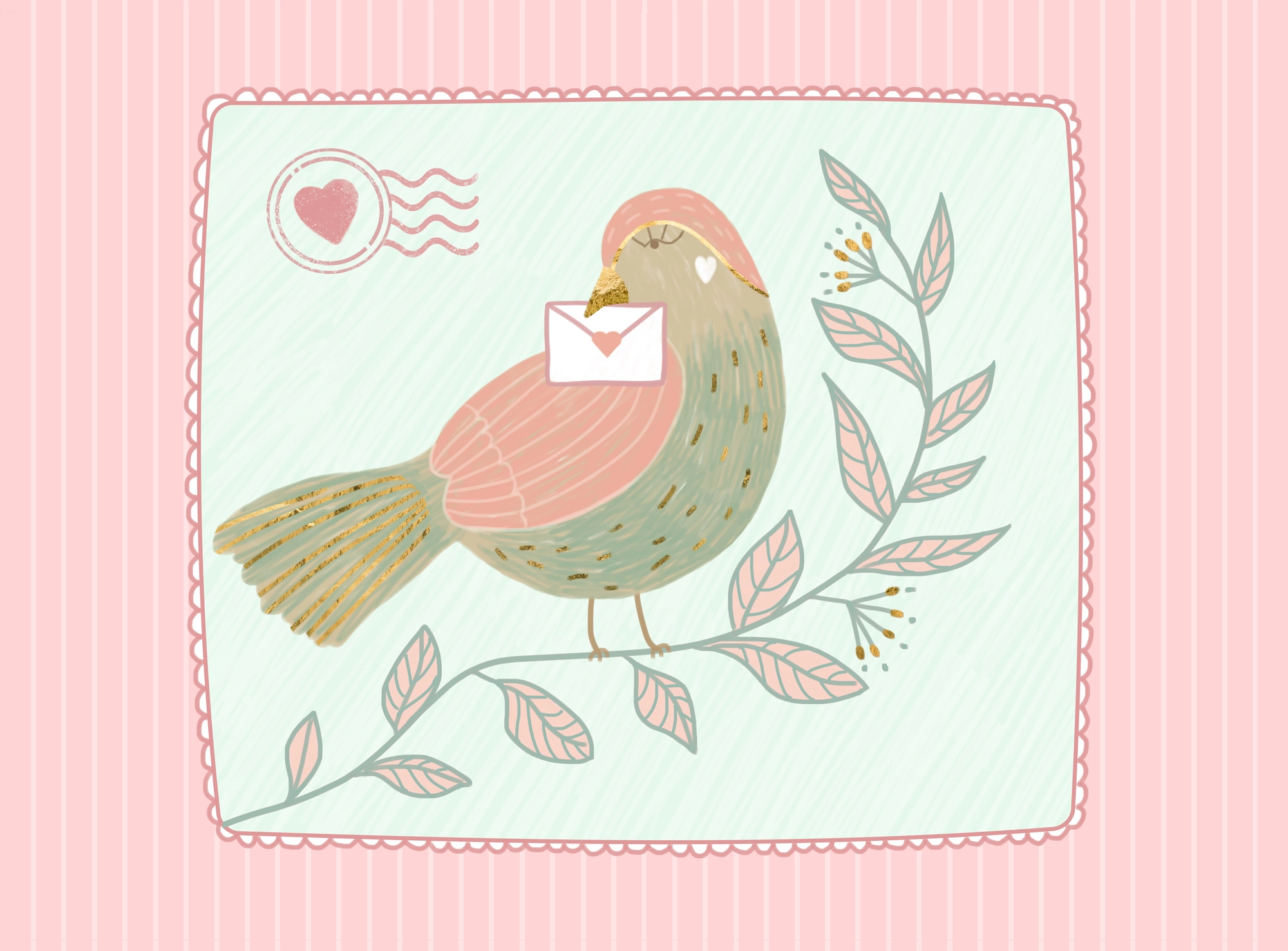 Коллекция иллюстраций ко Дню влюблённых - скриншот 6