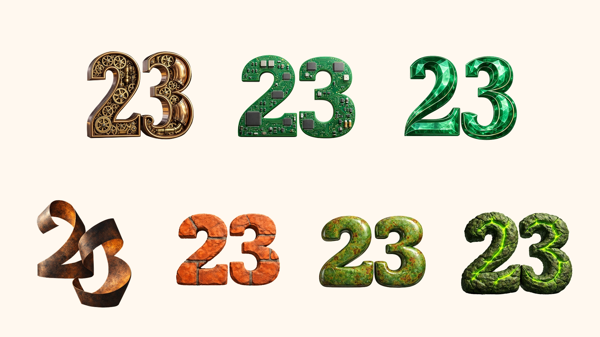 3D цифры. Png для праздничных макетов. - скриншот 3