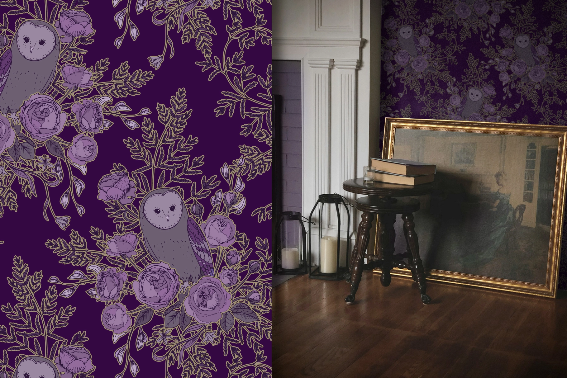 Векторный клипарт "Магия ночного сада" - скриншот 7