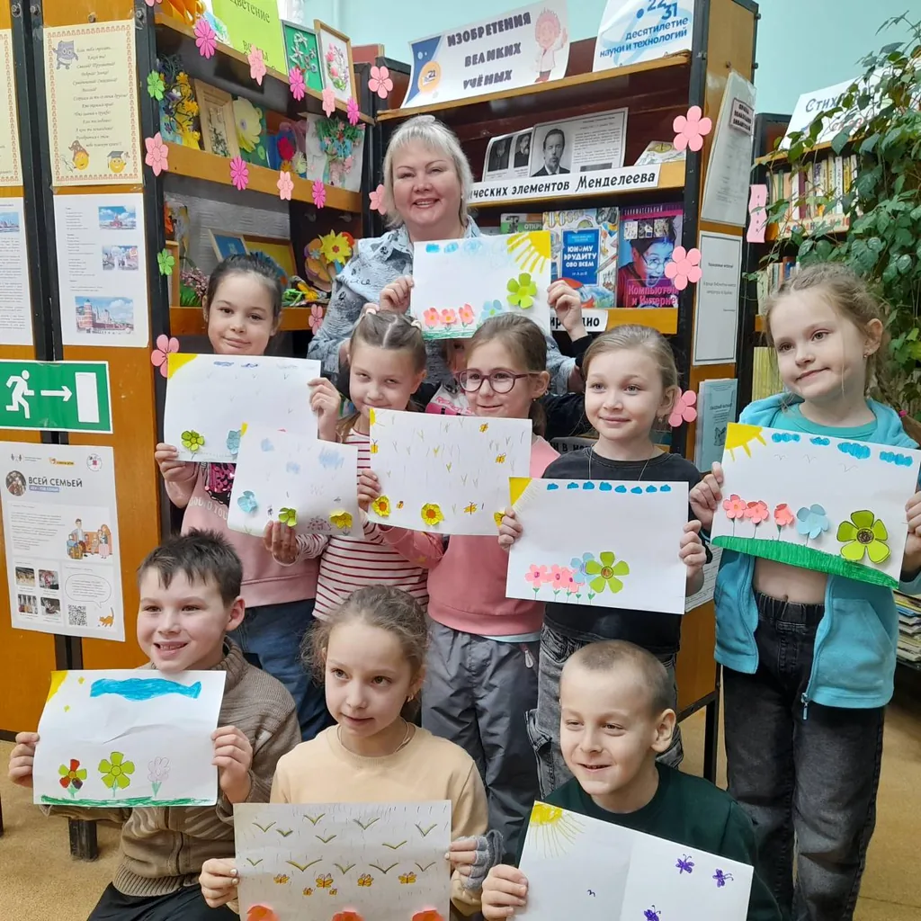 Мастер-класс "Весенняя поляна"