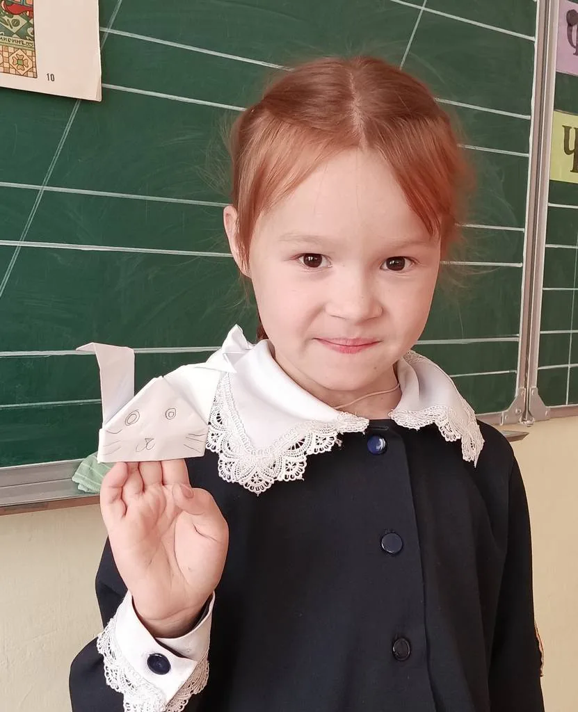 Мастер-класс в технике оригами: закладка для книги в виде зверюшек.