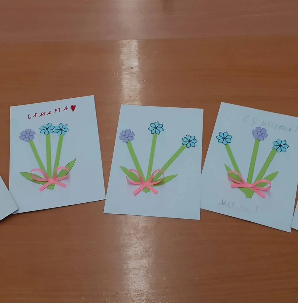 Мастер-класс «Открытка для мамы»