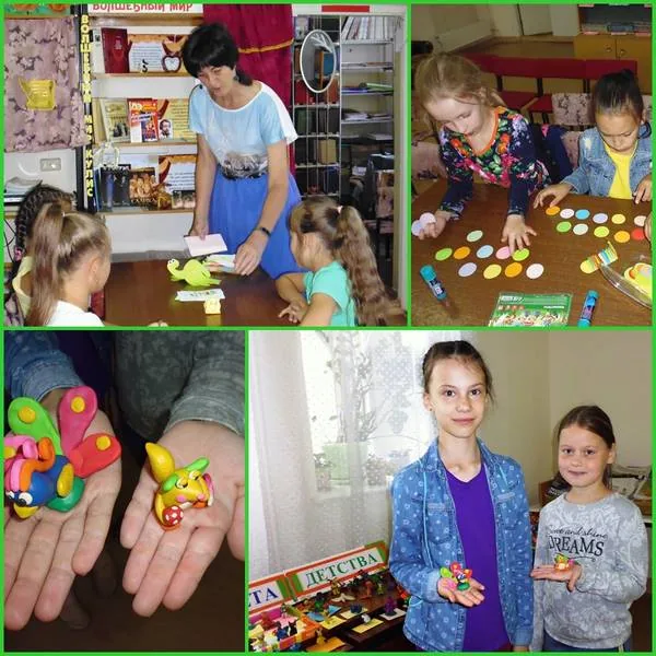 Летняя мастерская в библиотеке.