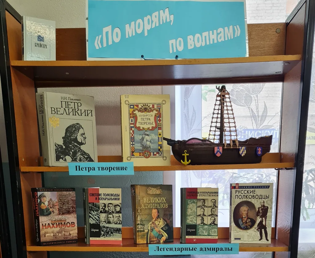 Книжно-предметная выставка «По морям, по волнам»