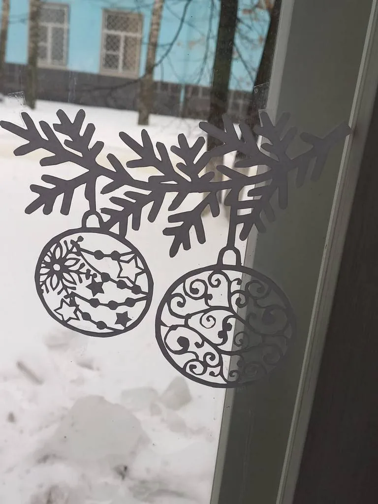 Новогодние окна