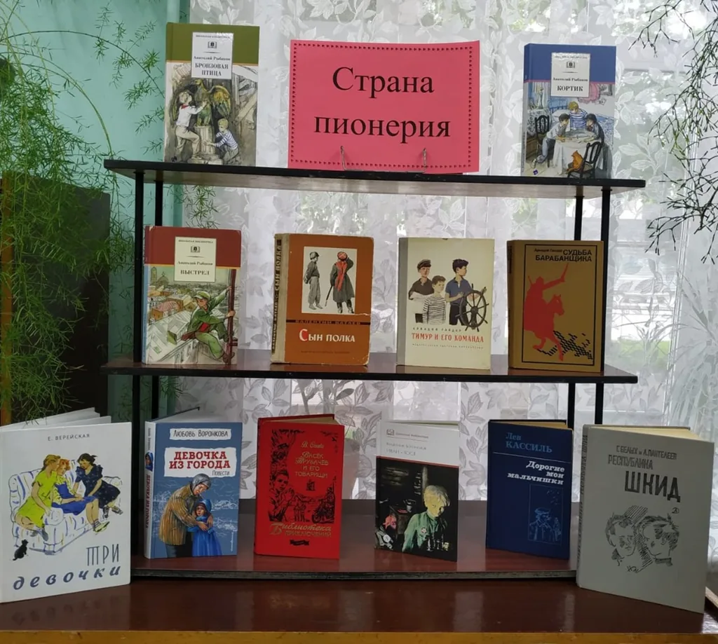 Книжная выставка «Страна Пионерия»