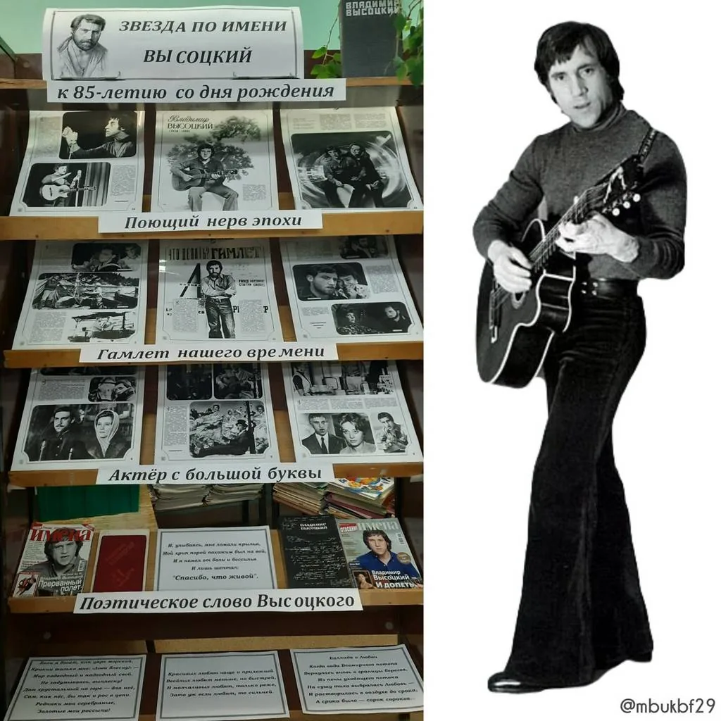 Выставка «Звезда по имени Высоцкий»