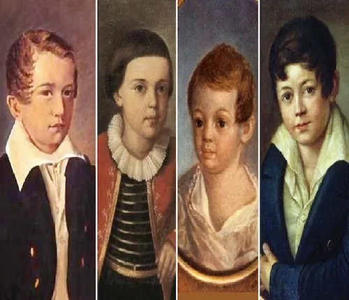 Детские портреты русских писателей