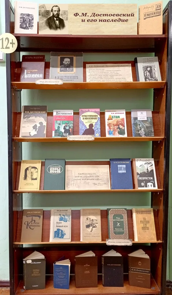 Выставка - дата «Ф.М. Достоевский и его наследие»