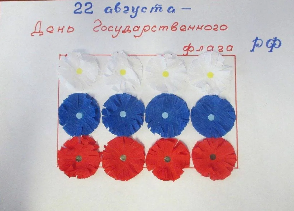 Белый, синий, красный цвет – символ славы и побед