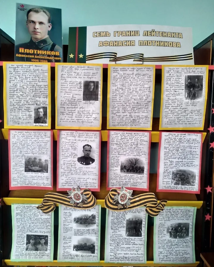 Выставка-автобиография «Семь границ лейтенанта Афанасия Плотникова».