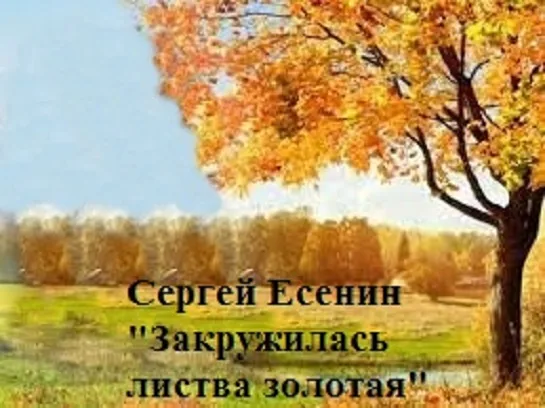 Блиц – опрос «Закружилась листва золотая»