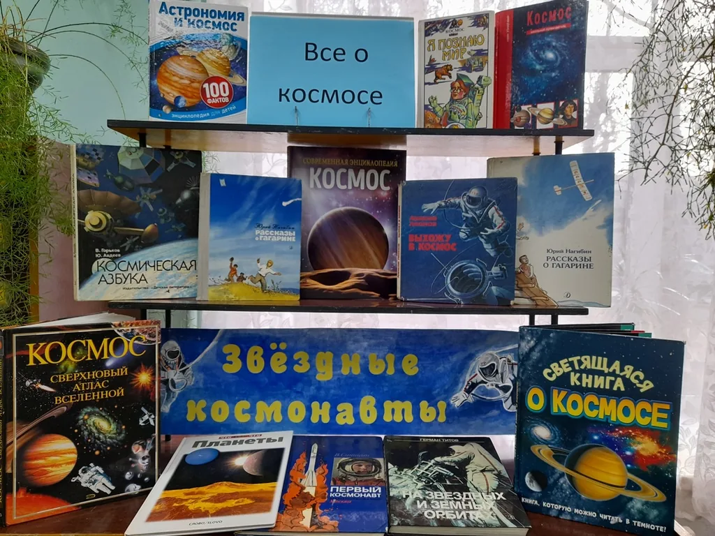 Книжно - иллюстративная выставка «Всё о космосе»