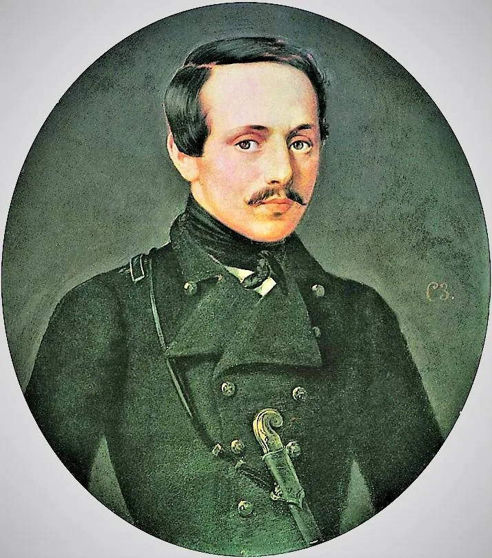 Информационно-тематический стенд  "М.Ю. Лермонтов: из века в век..."