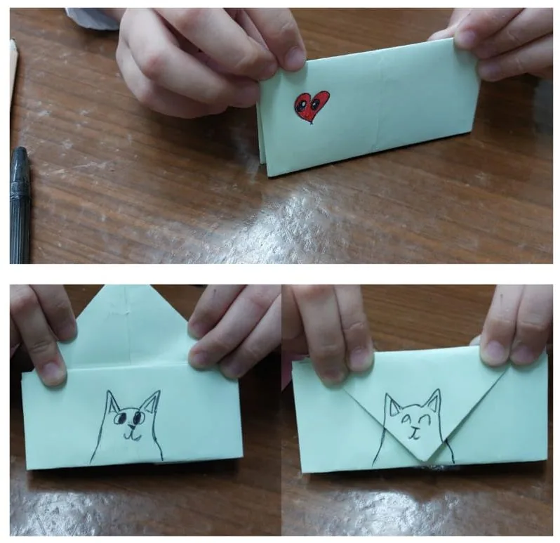 Кружок "Золотые ручки" оригами "Кошелёк"