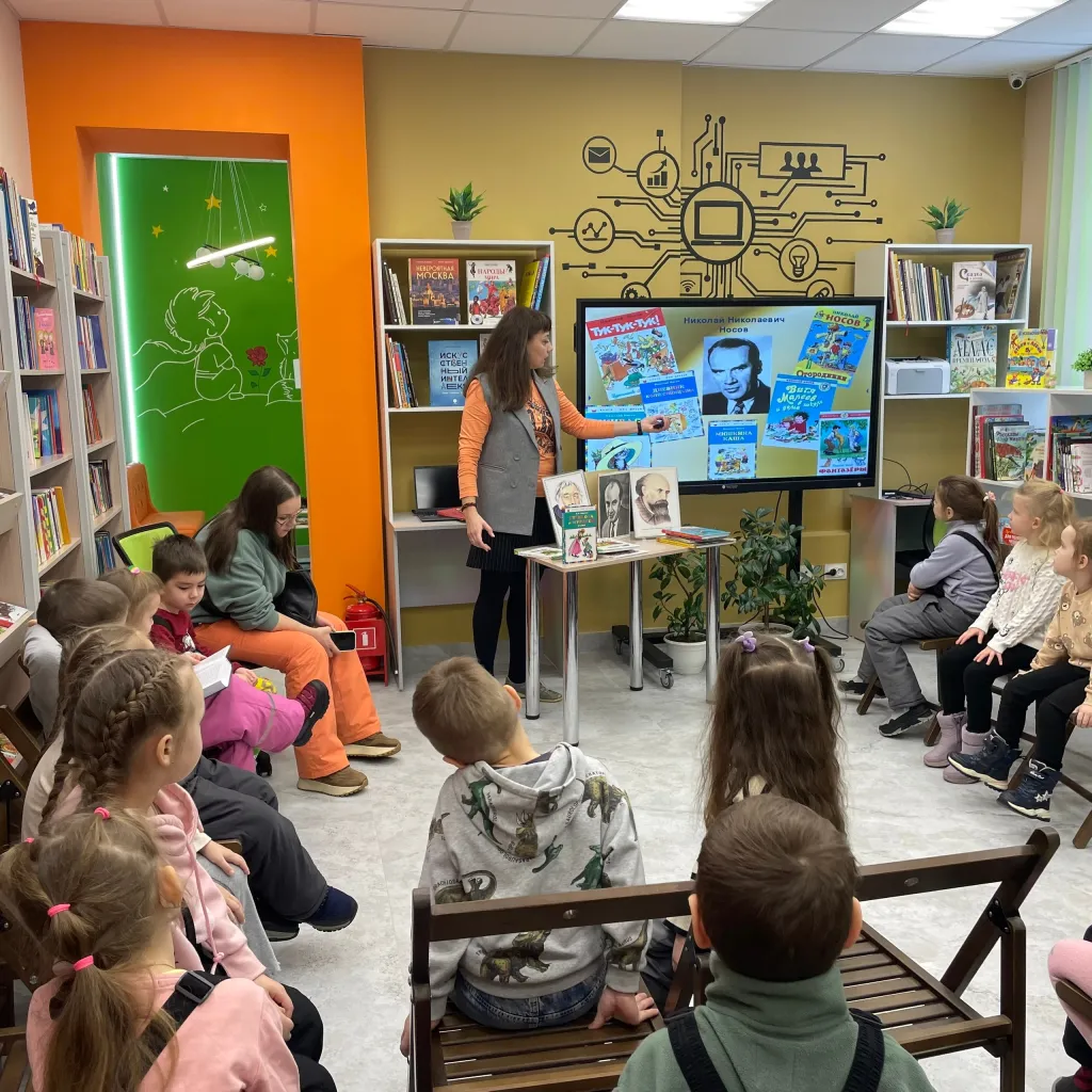 Литературное занятие «Знакомство с детскими писателями»