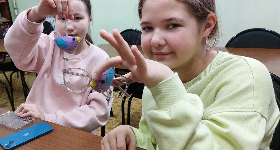 Птичка из фетра своими руками в кружке "Золотые ручки"