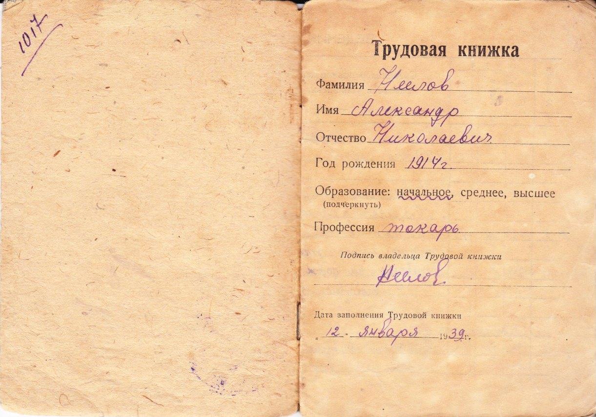 Трудовая книжка_1
