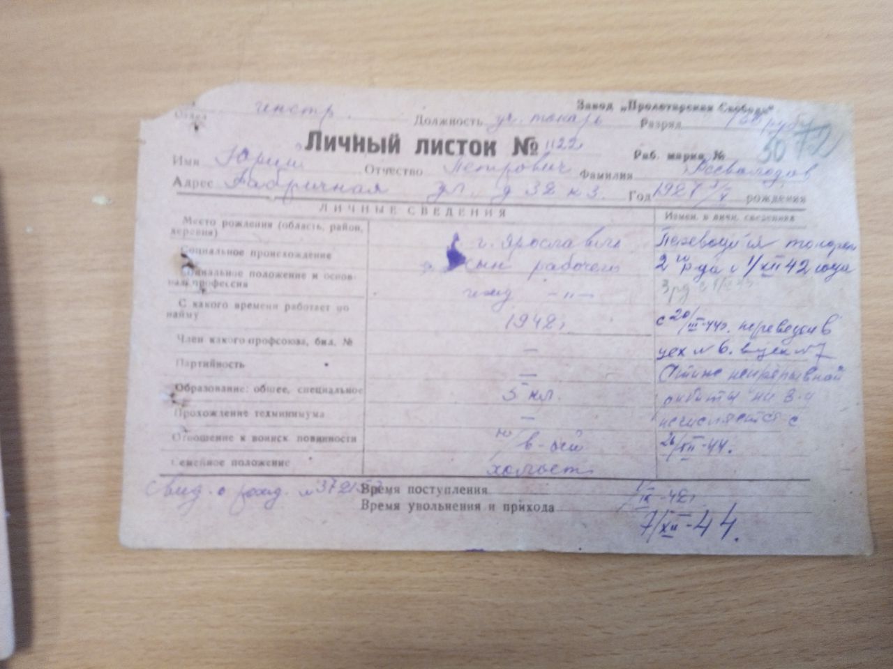 Всеволодов Юрий Петрович