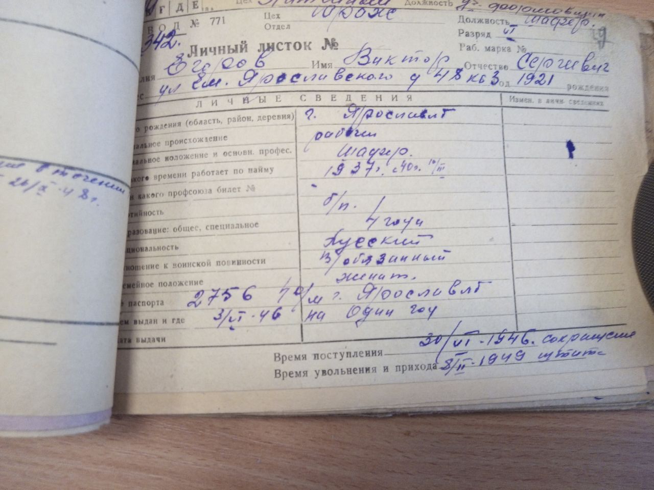Егоров Виктор Сергеевич