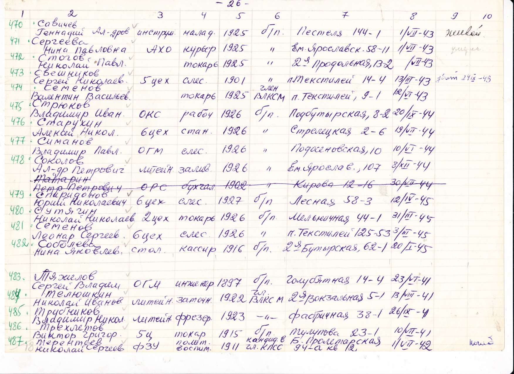 Лист 26