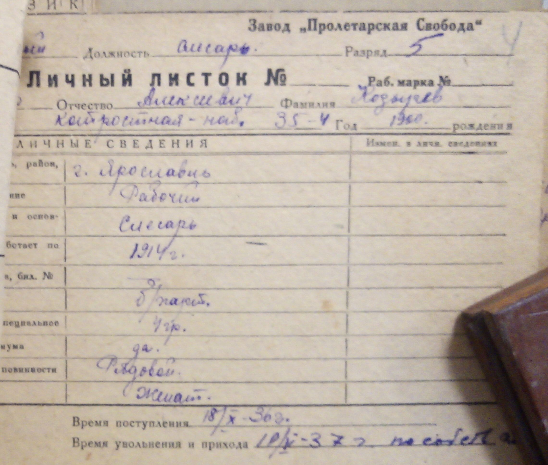 Козырев Александр Алексеевич