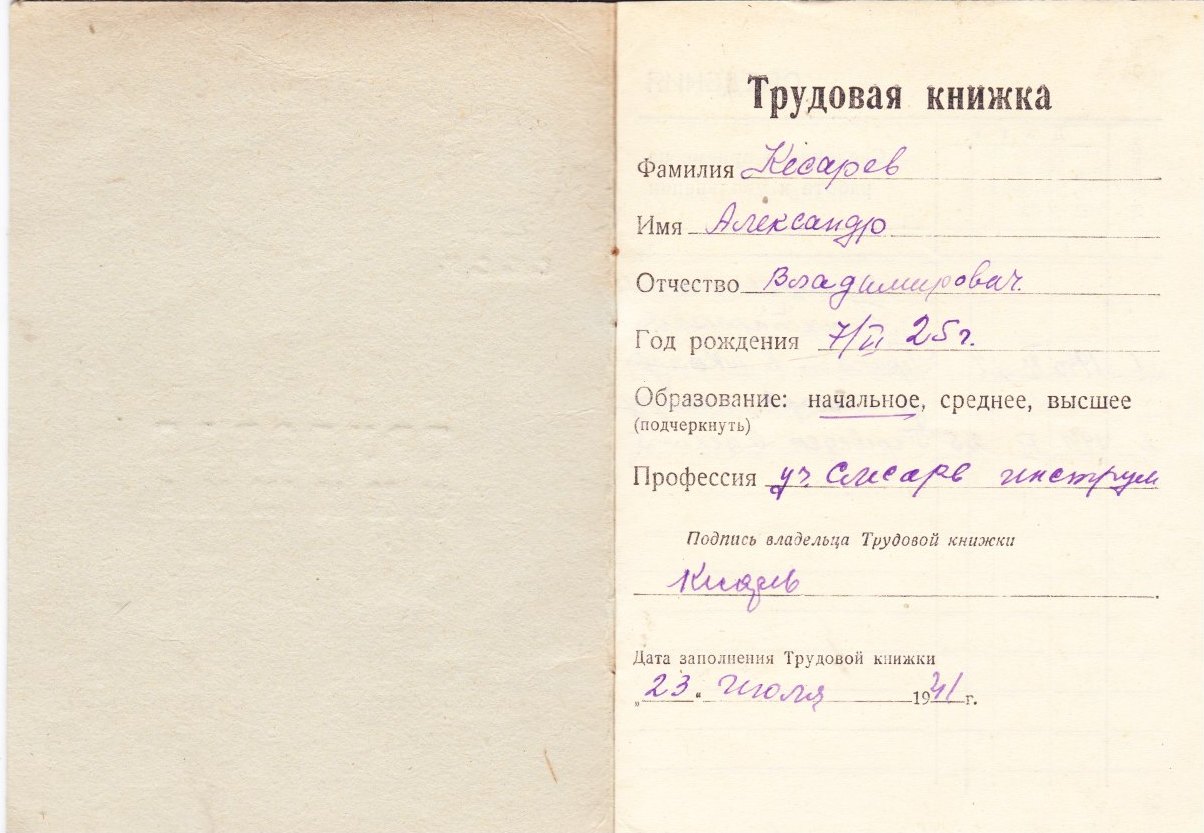 Трудовая книжка_1