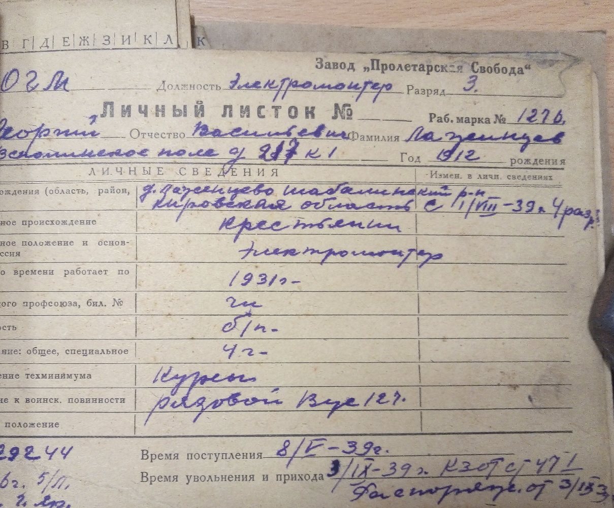 Ложинцев Георгий Васильевич