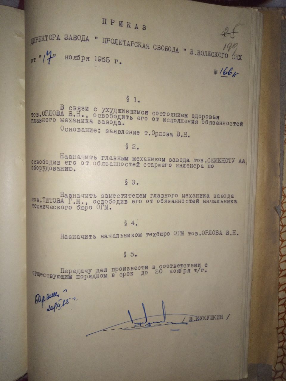 Приказ 1965