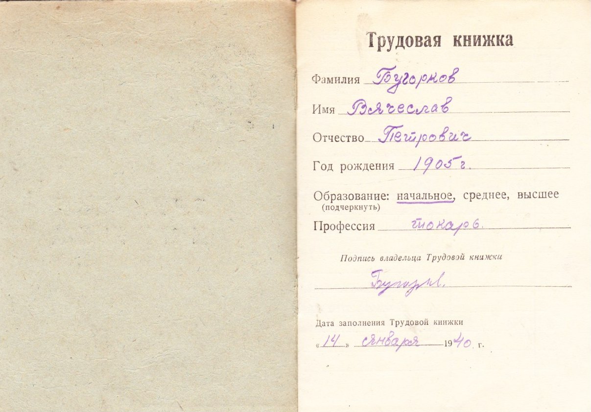 Трудовая книжка_1