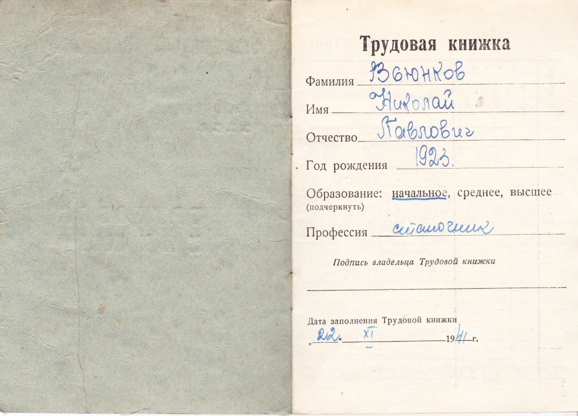 Трудовая книжка_1