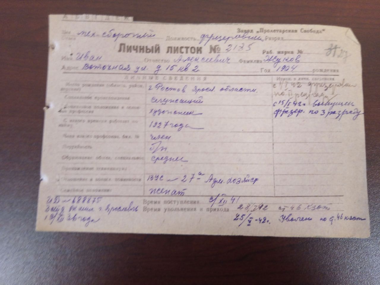 Жуков Иван Алексеевич
