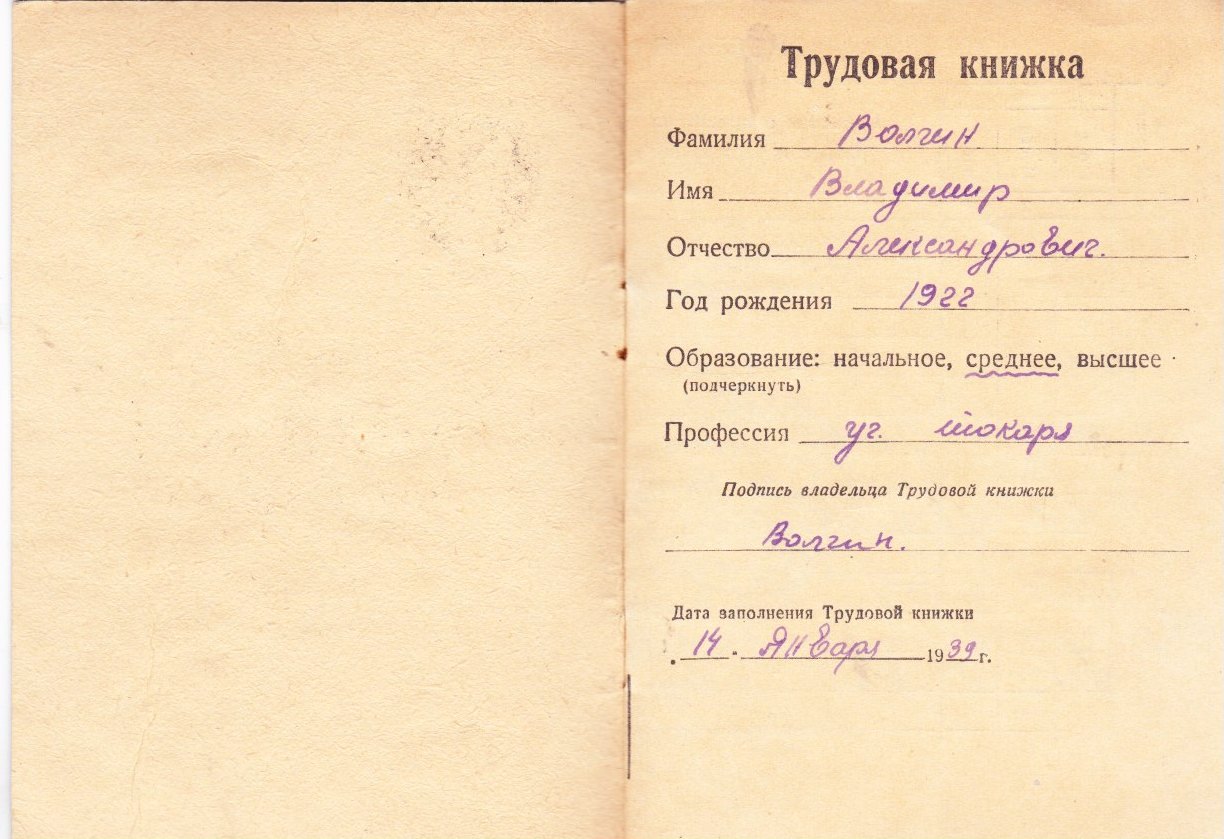 Трудовая книжка_1