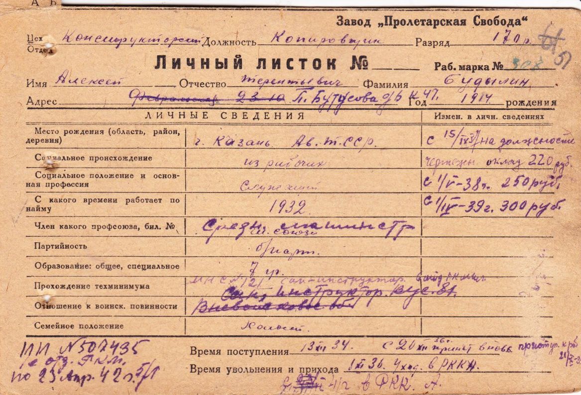 Будылин Алексей Терентьевич