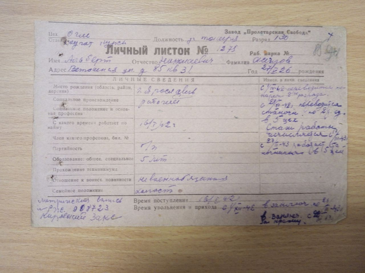 Жеглов Альберт Николаевич