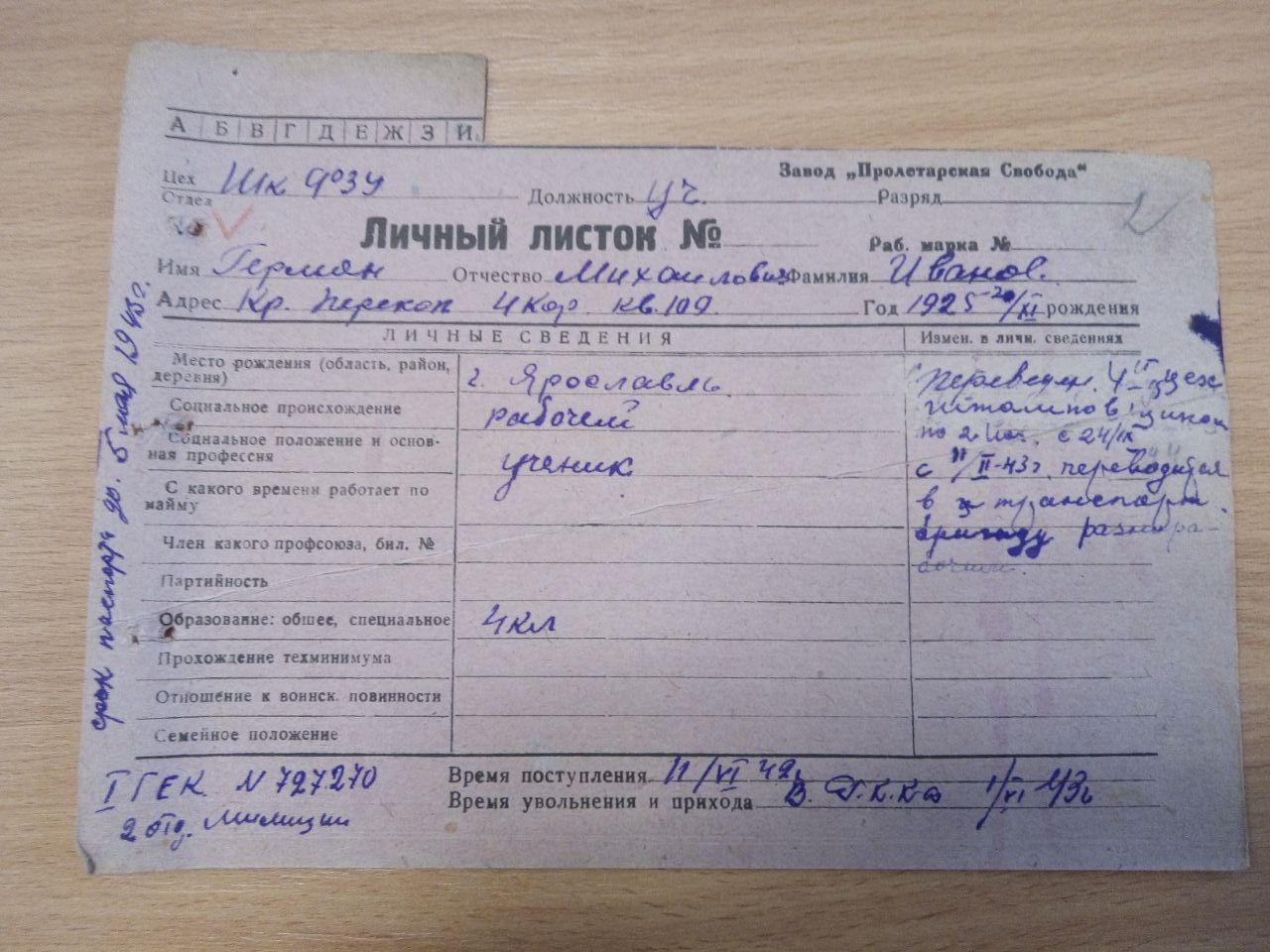 Иванов Герман Михайлович
