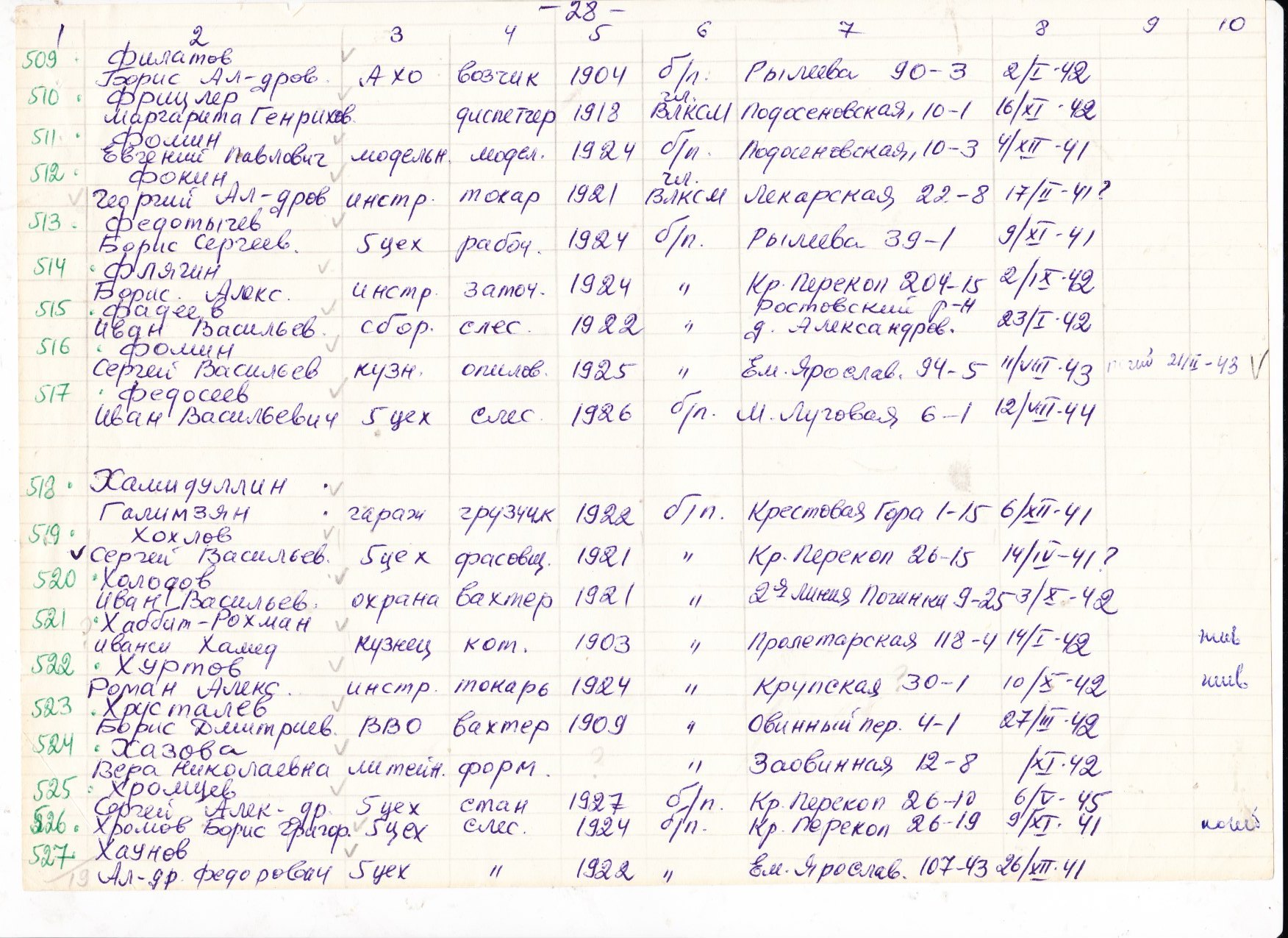 Лист 28