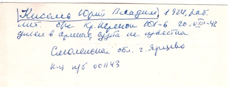 Карточка