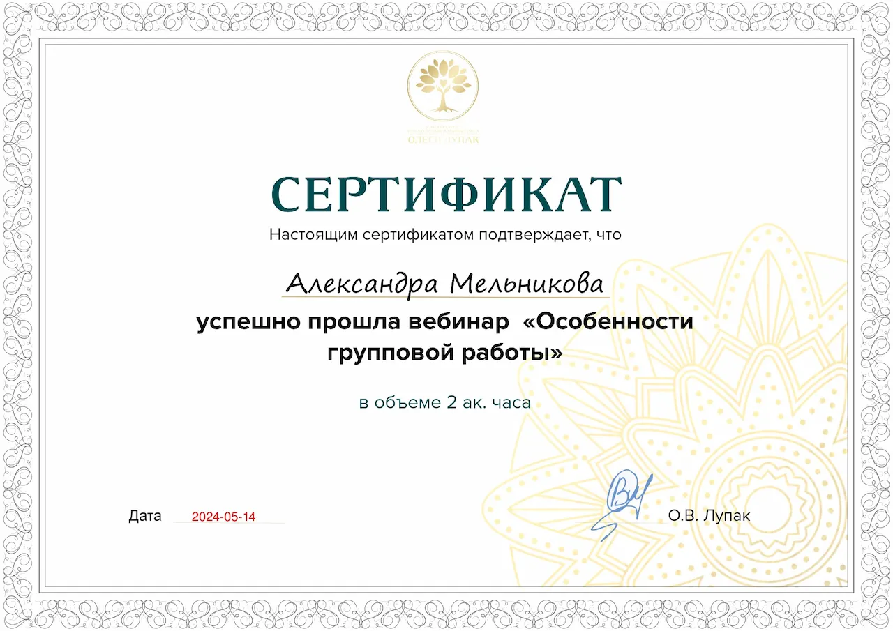 Александра Мельникова — Портфолио 5