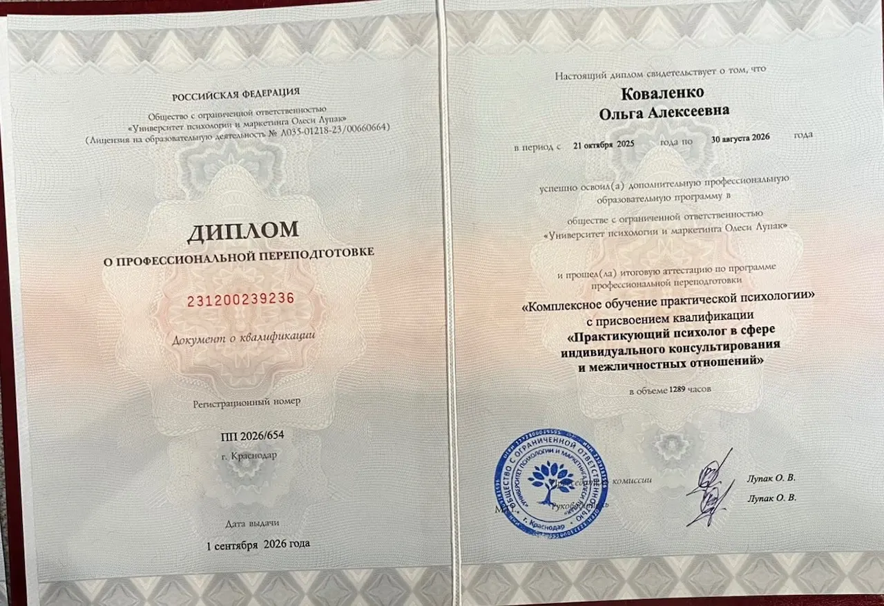 Ольга Коваленко — Портфолио 1