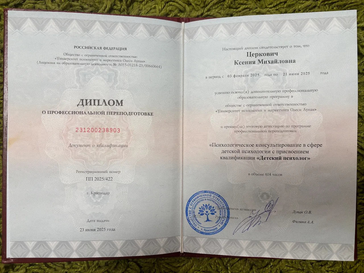 Церкович Ксения — Portfolio 3