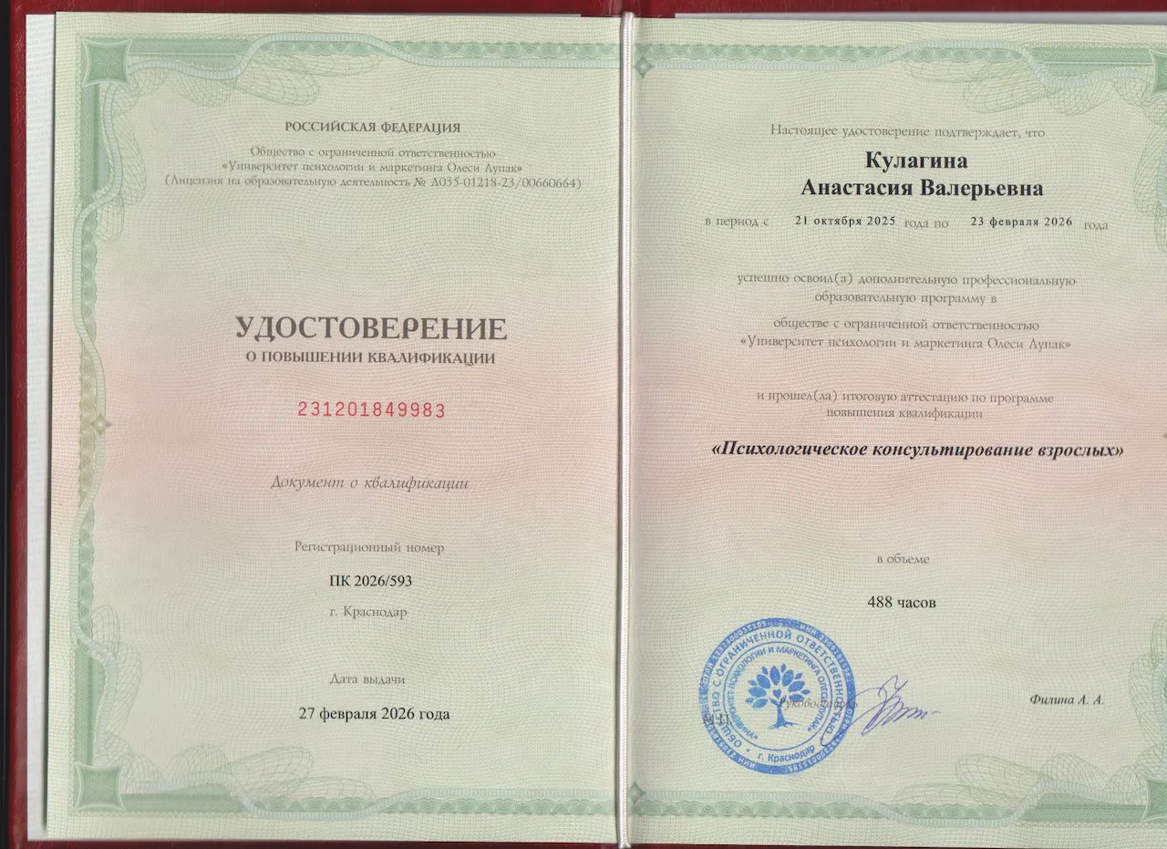 Анастасия Кулагина — Портфолио 5
