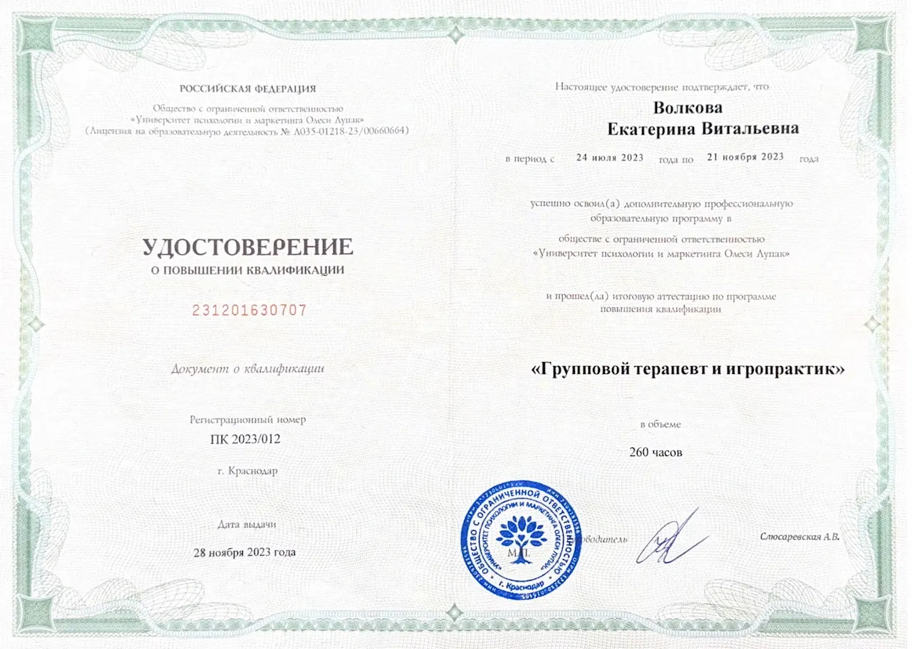 Екатерина Волкова — Portfolio 2