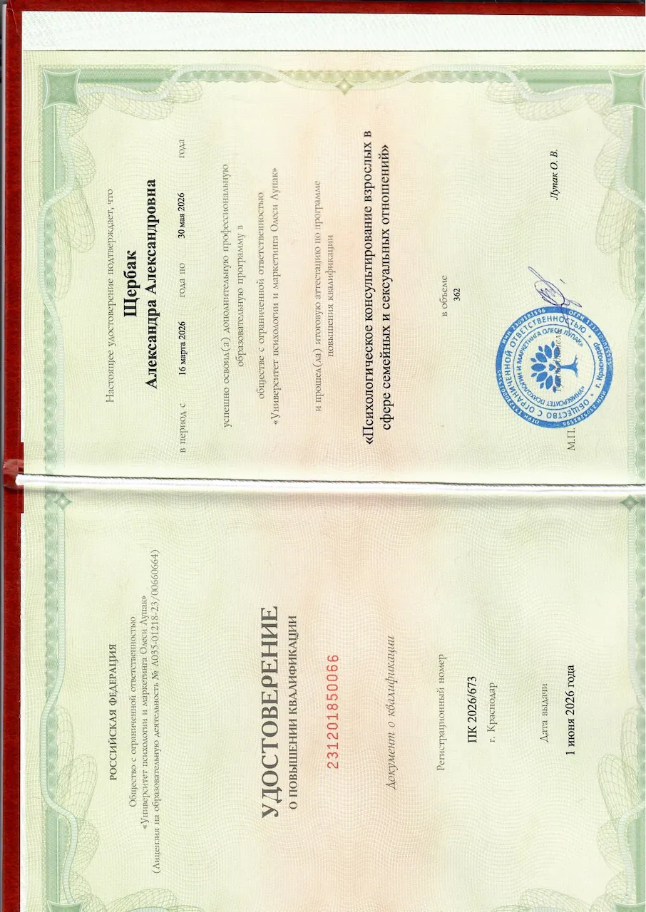 Александра Щербак — Portfolio 3