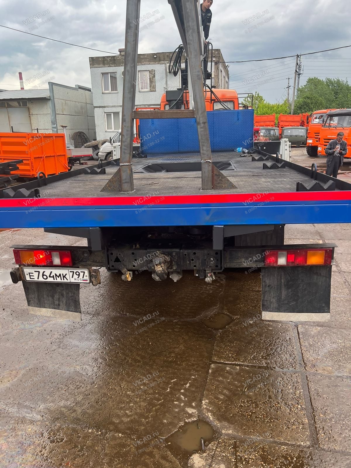 Самосвальная установка 65115 (55111) (борта 1.5 м) КПП КАМАЗ / КПП ZF