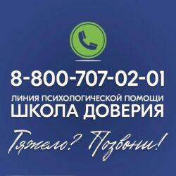 Министерство просвещения РФ 11 сентября запустило линию психологической помощи «Школа доверия»