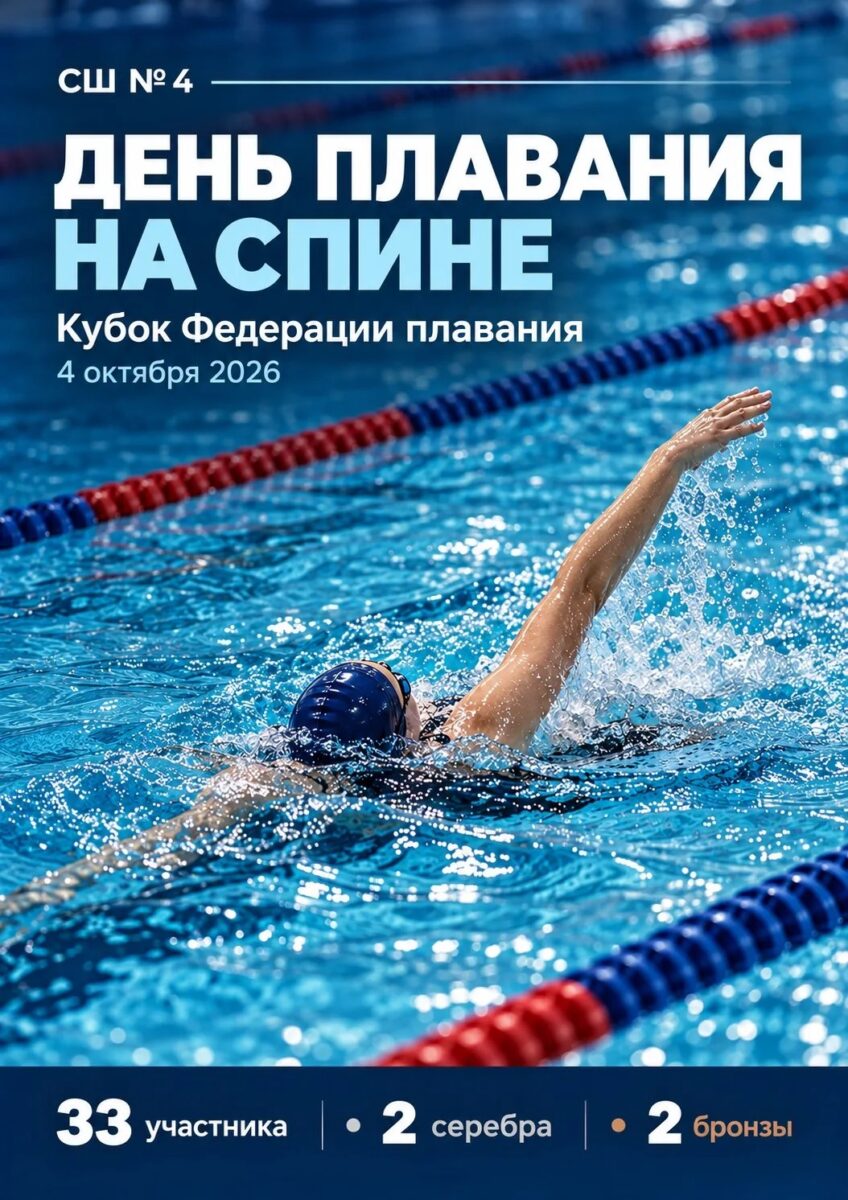 🏊‍♂️  Медали наших пловцов на Кубке Федерации плавания!